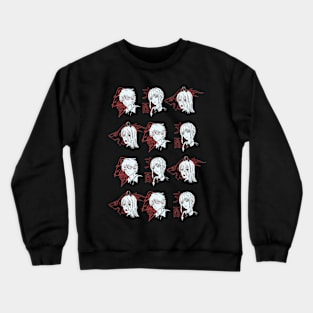 Devil Trio Pattern|Chainsaw man anime|Chainsawman manga Crewneck Sweatshirt